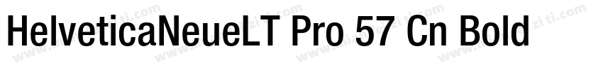 HelveticaNeueLT Pro 57 Cn Bold字体转换